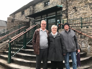 Jorn and his wife from Sweden, with their Scottish friend